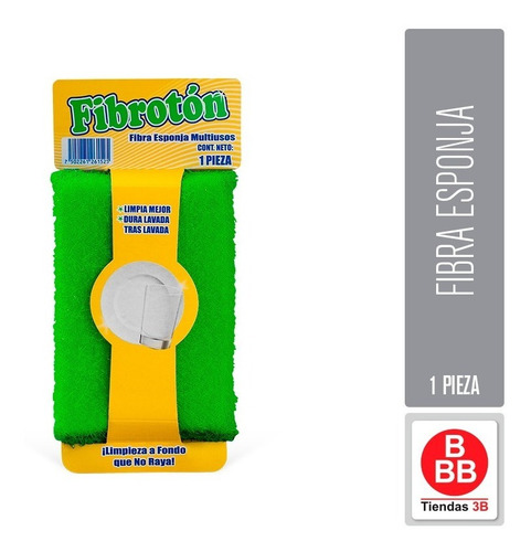 Imagen 1 de 2 de Fibra De Esponja Fibroton Multiusos