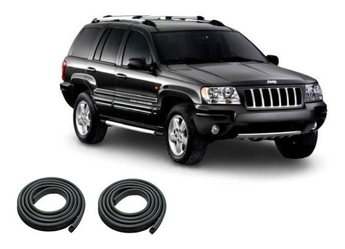 Jeep Grand Cherokee 1999 / 2005 Burletes De Puertas Traseras