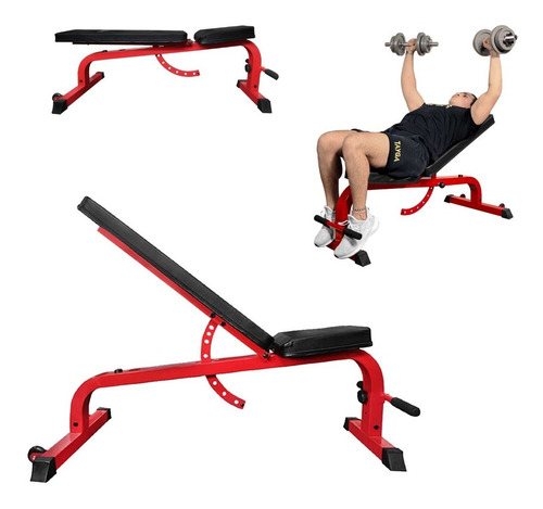 Imagen 2 de 7 de Banco Multiposiciones Inclina/declina/recto Ejercicios Gym