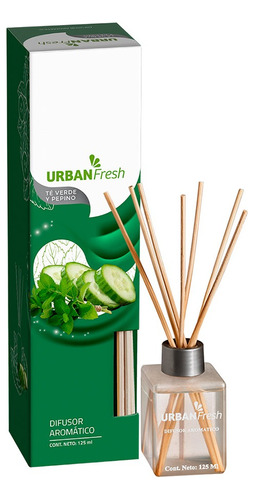 Difusor Varillas Te Verde Deco Y Pepino Urban Fresh (7267)