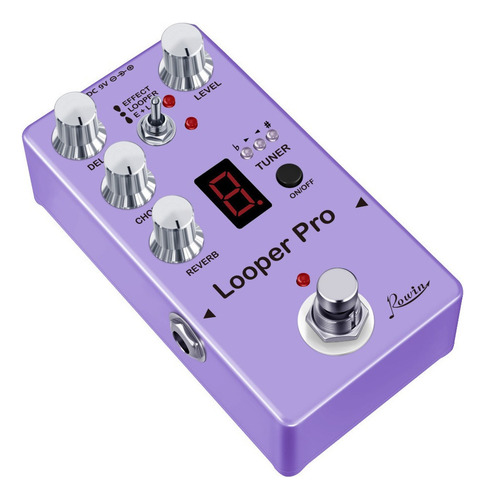 . Pedal Multiefecto For Guitarra Rowin Re-05 Looper Pro True