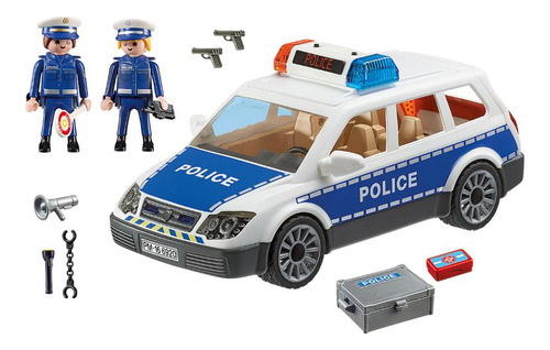 Playmobil City Action Coche De Policía Con Luces Y Sonido
