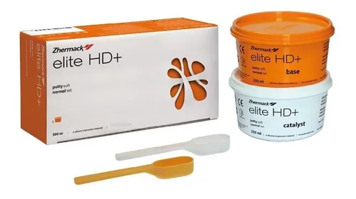 Silicona Elite Hd+ Zhermack Adicion Putty Soft Normal 500ml