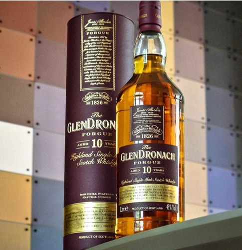 Whisky The Glendronach 10 Años Forgue 1000ml En Estuche