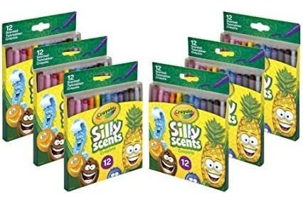 Imagen 1 de 5 de Crayones Con Aromas Crayola Silly Scents X12u Pack X6