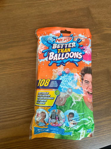 Bombas De Agua Better Than Ballons Nerf 108 Cápsulas De Agua