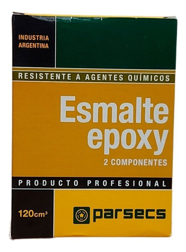 Esmalte Epoxi Para Caños Parsecs Pintura 120 Cm3 Color Amarillo