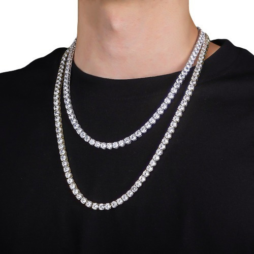 Collar Tennis Unisex - Collar De Diamantes