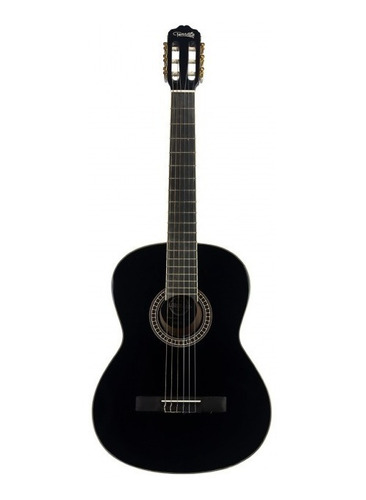 Violão Clássico Acústico Lorenzzo 39 Nylon Preto Orientação Da Mão Destro