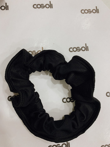 Kit Scrunchie Xuxinha Lacinho De Cabelo Canelada Antifrizz Cor Variada Canelado