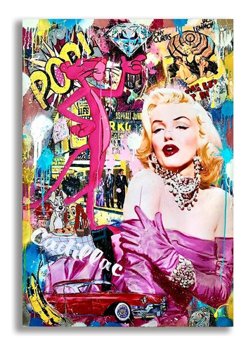 Canvas | Mega Cuadro Decorativo | Marilyn Monroe | 60x40