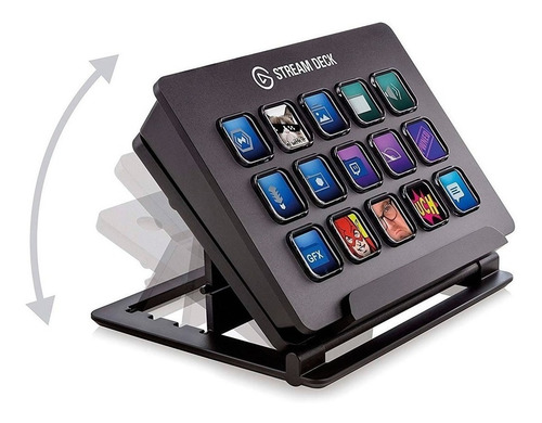 Imagen 3 de 5 de Capturadora Teclado Controlador Stream Deck 15tec Lcd ELG /v