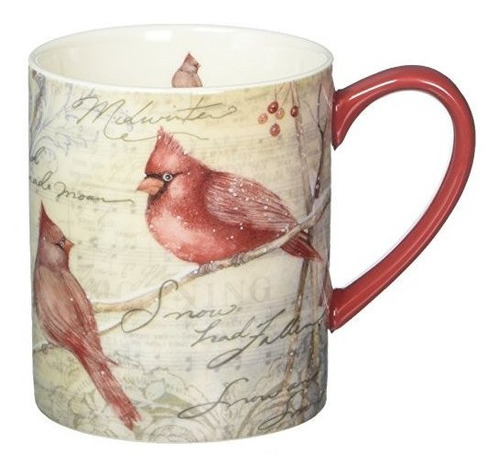 Mugs Taza Lang Cardinal Pair De Susan Winget, 14 Oz, Multico