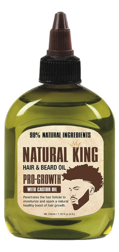 Sfc Natural King Pro-growth Aceite De Ricino Y Barba 7.1 Oz