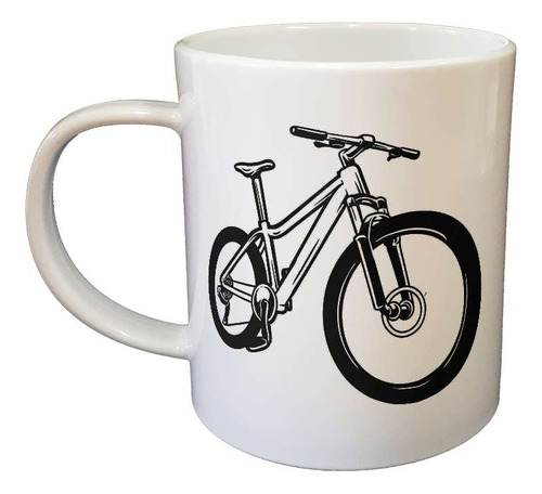 Taza De Plastico Bicicleta Tres Dimensiones Ruedas Negras