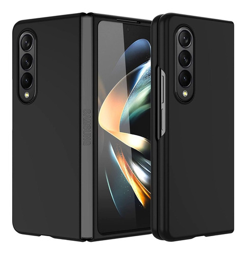 Funda Para Samsung Galaxy Z Fold 4 Rigida Reforzada Negro