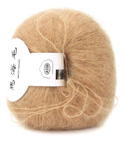 Popular Multi Color Suave Fibra Mohair Larga Angora Lana