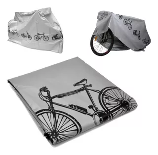 Funda Impermeable Lona Cubre Bicicleta Moto Uv Polvo Lluvia