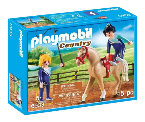 Playmobil Salto Caballo Set De Construcción Pmb