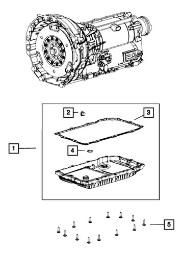 Junta Carter Transmision Charger Chrysler 300 3.6 2013 2014