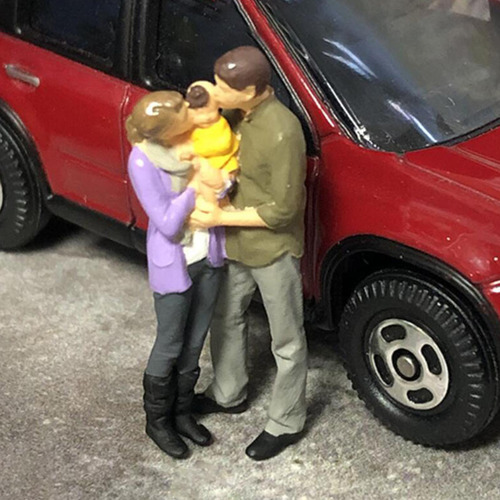 Figuras Modelo 1:64, Modelo De Personas Pequeñas Para
