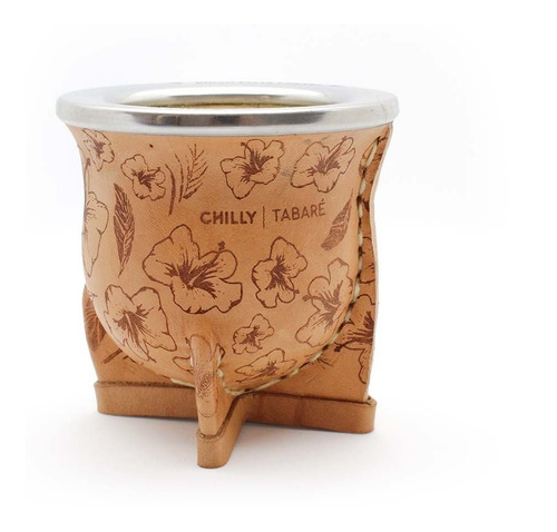 Mate Sur Hibiscus + Bombilla Alpaca - Chilly By Tabaré