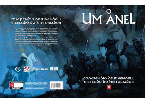 O Um Anel: Rpg CompĂȘndio Rivendell E Escudo Do Historiador
