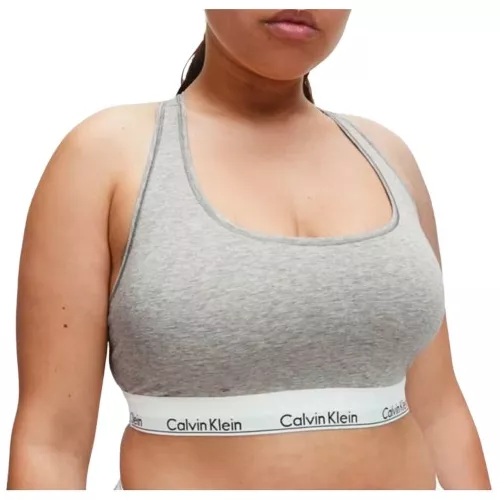 Top Nadador Modern Cotton - Calvin Klein Underwear - Cinza