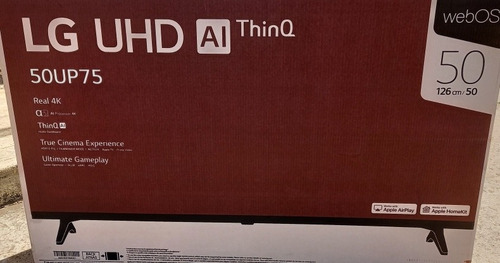 Imagen 2 de 2 de Tv LG 50 Pulgadas Smart Tv Uhd 4k 50up7500 Nuevo Garantia
