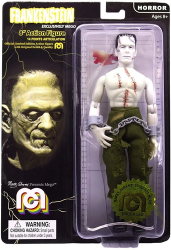 Muñeco Frankenstein Figura Articulada 20cm Mego 