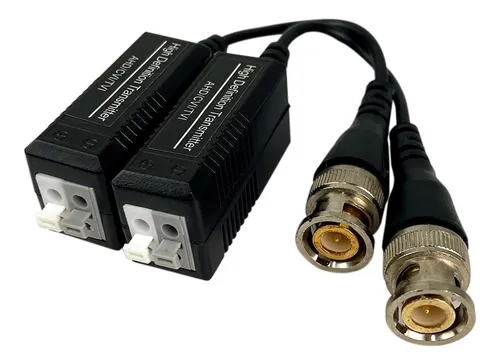 comprar Par Balun De Vídeo Cabo Utp Para Câmera Cftv Hd Ahd Cvi Tvi