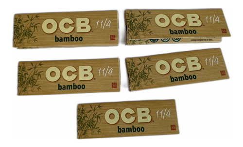 Papelillo Ocb Bamboo Pack 5 Unidades