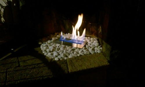 Imagen 7 de 9 de Quemador Para Bio Chimenea Etanol - Alcohol 30cm Inoxidable