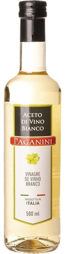 Vinagre de Vinho Branco Paganini Vidro 500ml
