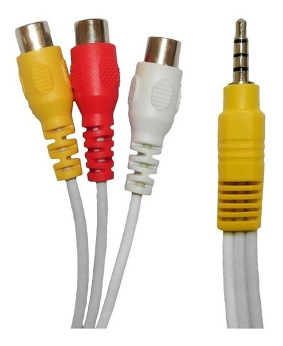 Cabo P3 Rca Fêmea 16,5 Cm Adaptador