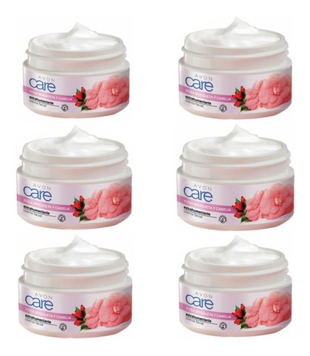 6 Crema Facial Rosa Mosqueta Y Camelia - mL a $120