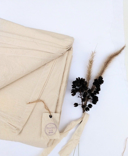 Imagen 6 de 8 de Mantel Lienzo Natural Washed Tipo Tussor 2.50 Mts