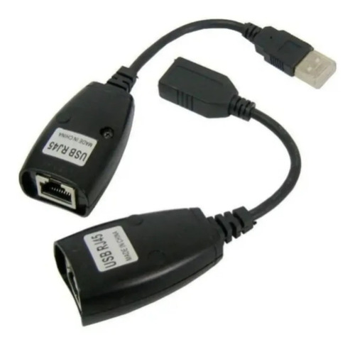 Cabo Extensor Usb Am Via Cabo De Rede Ethernet Até 45 Metros