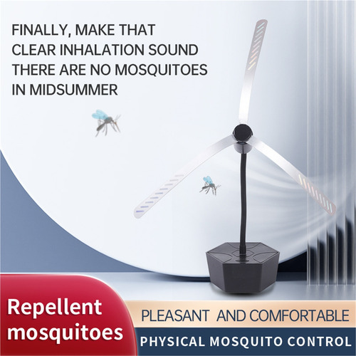 Ventilador Repelente De Moscas Y Mosquitos De 3 Aspas