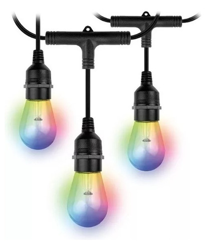 Promo  Guirnalda Nexxt 24 Luces Wi-fi  Rgb Y Blanco