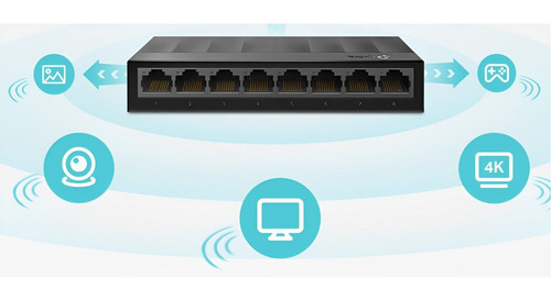 Switch Gigabit Tp-link Ls1008g De 8 Puertos 10/100/1000 Mbps