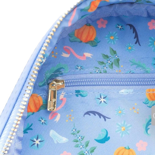 Mochila Cenicienta Disney Loungefly Color Celeste 9,1L