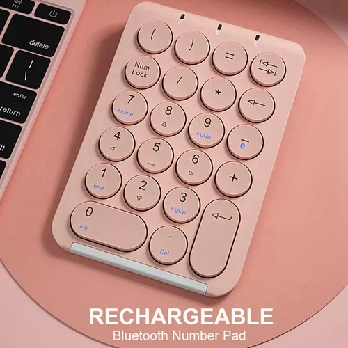 Teclado Numérico Inalámbrico Teclado Numérico Teclas Redonda