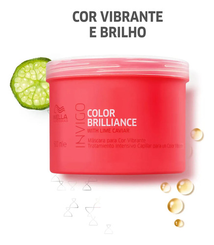 Kit Shampoo E Máscara Invigo Color Brilliance Wella