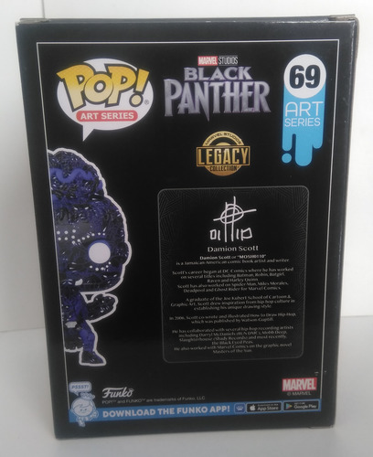 Funko Pop Lote Black Panther Art Series Shuri #69, Nakia #68 (Usado)