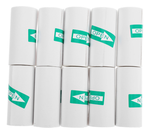 Impresora Térmica Adhesiva De 10 Rollos, Rollos De Papel, Cá
