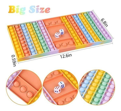 Juguete3 Sensorial Gigante Pop It Fidget Pop Bubble Fidget