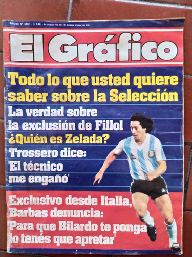 Revista El Gráfico 3472 Mundial 86 / Selección / Francescoli