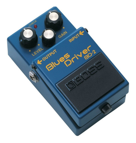 Imagem 1 de 5 de Pedal de efeito para instrumento de cordas Boss Blues Driver BD-2  azul