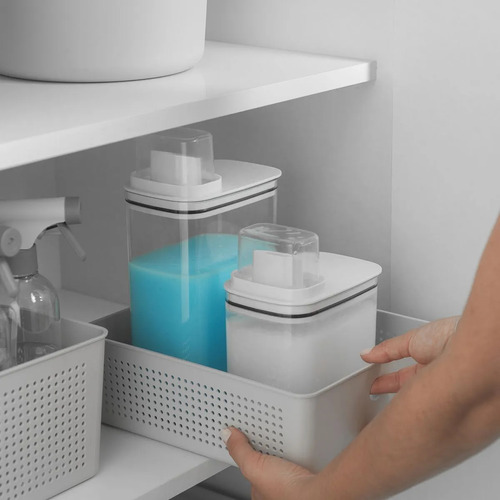 Kit 2 Dispenser Sabão E Amaciante 2,3l E 1,5l Kte150 - Ou
